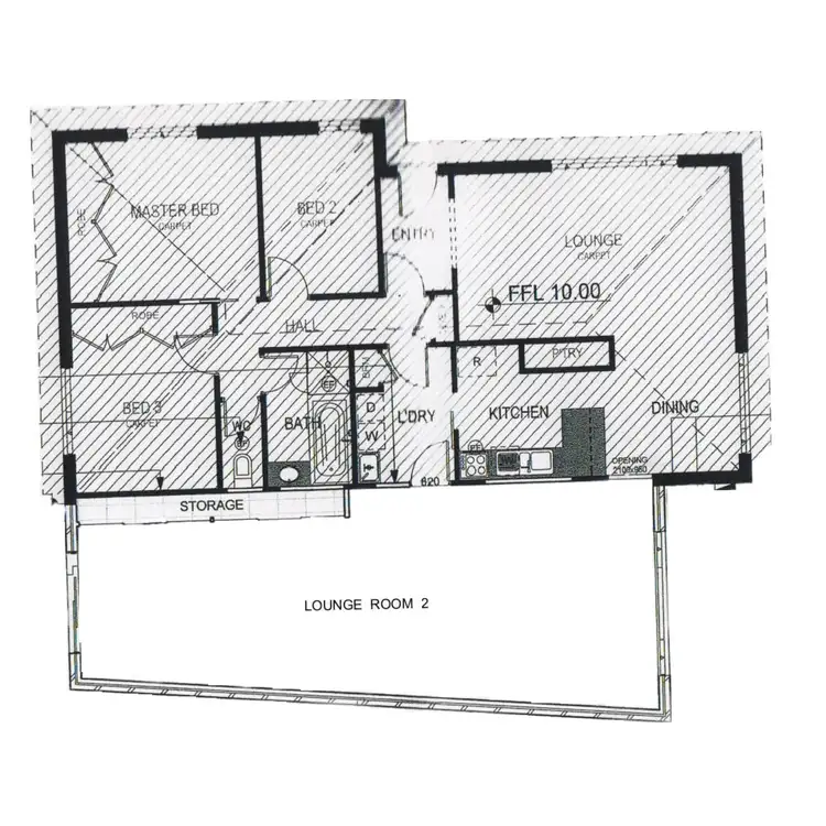 Floorplan of Homely house listing, 46 Morgan Drive, Traralgon VIC 3844