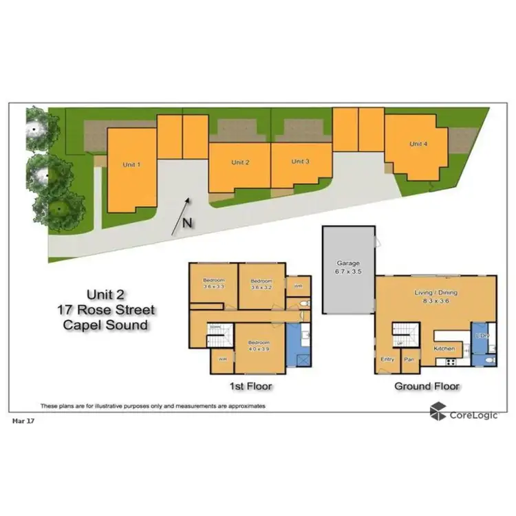 Floorplan of Homely house listing, 2/17 Rose Street, Capel Sound VIC 3940