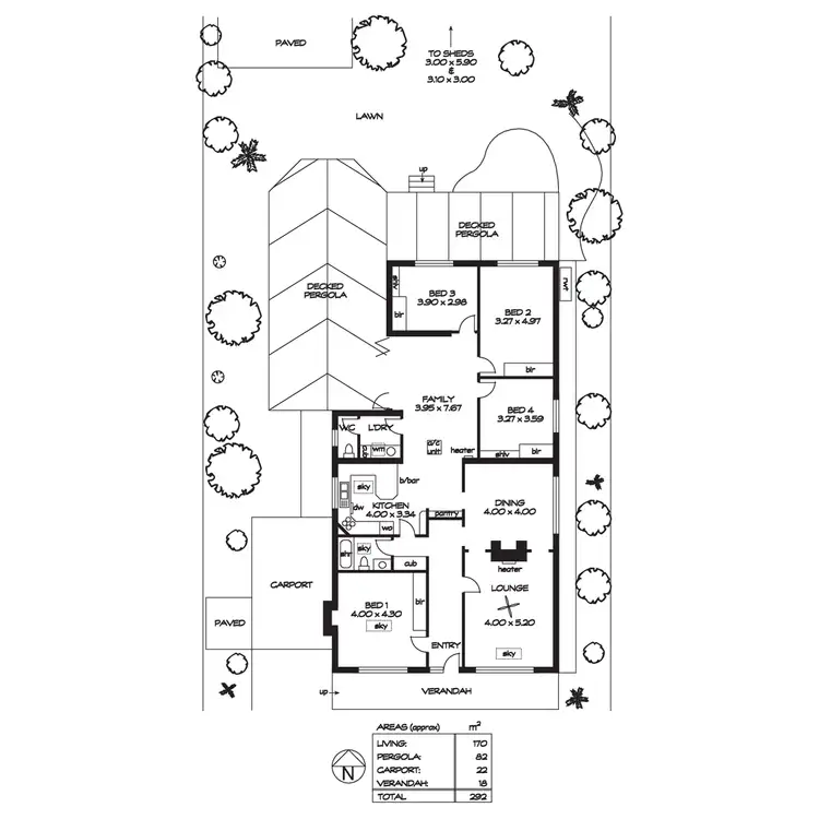 Floorplan of Homely house listing, 1 Ashmore Street, Glenunga SA 5064