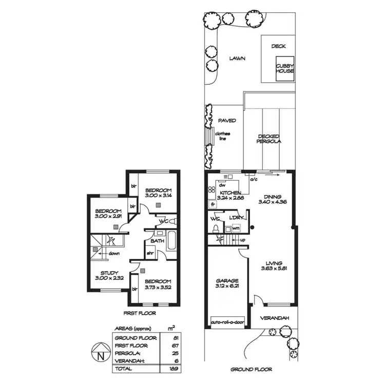 Floorplan of Homely house listing, 67 Kew Drive, Oakden SA 5086
