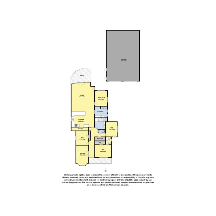 Floorplan of Homely house listing, 17 Ligar Street, Colac VIC 3250