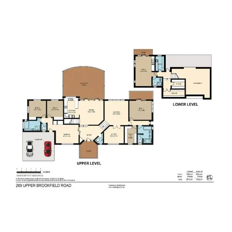 Floorplan of Homely house listing, 269 Upper Brookfield Road, Upper Brookfield QLD 4069