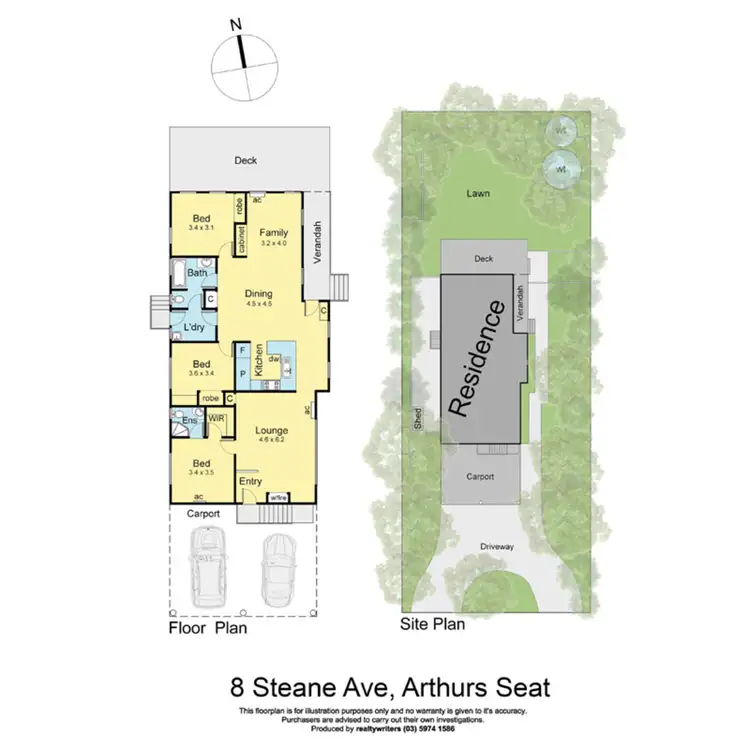 Floorplan of Homely house listing, 8 Steane Avenue, Arthurs Seat VIC 3936