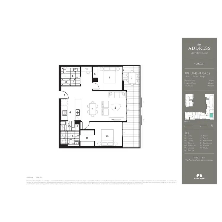 Floorplan of Homely apartment listing, C408/21 Verona Drive, Wentworth Point NSW 2127
