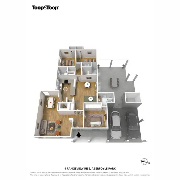 Floorplan of Homely house listing, 4 Rangeview Rise, Aberfoyle Park SA 5159