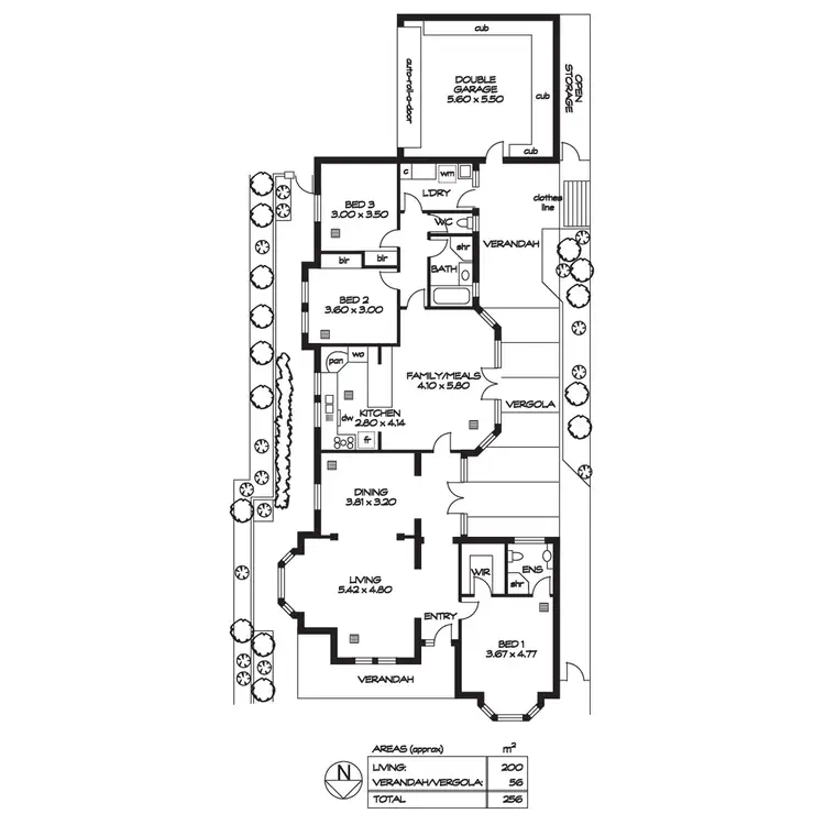 Floorplan of Homely house listing, 3/8 Lanark Street, Rosslyn Park SA 5072