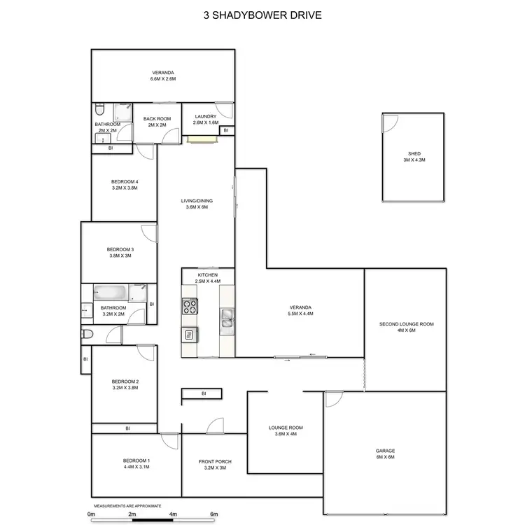 Floorplan of Homely house listing, 3 Shadybower Drive, Junction Hill NSW 2460