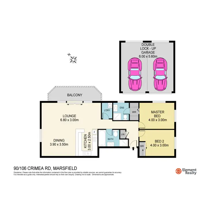 Floorplan of Homely apartment listing, 90/106 Crimea Road, Marsfield NSW 2122