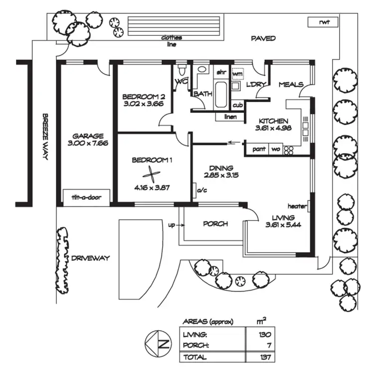 Floorplan of Homely unit listing, 3/18 Jellicoe Street, Linden Park SA 5065