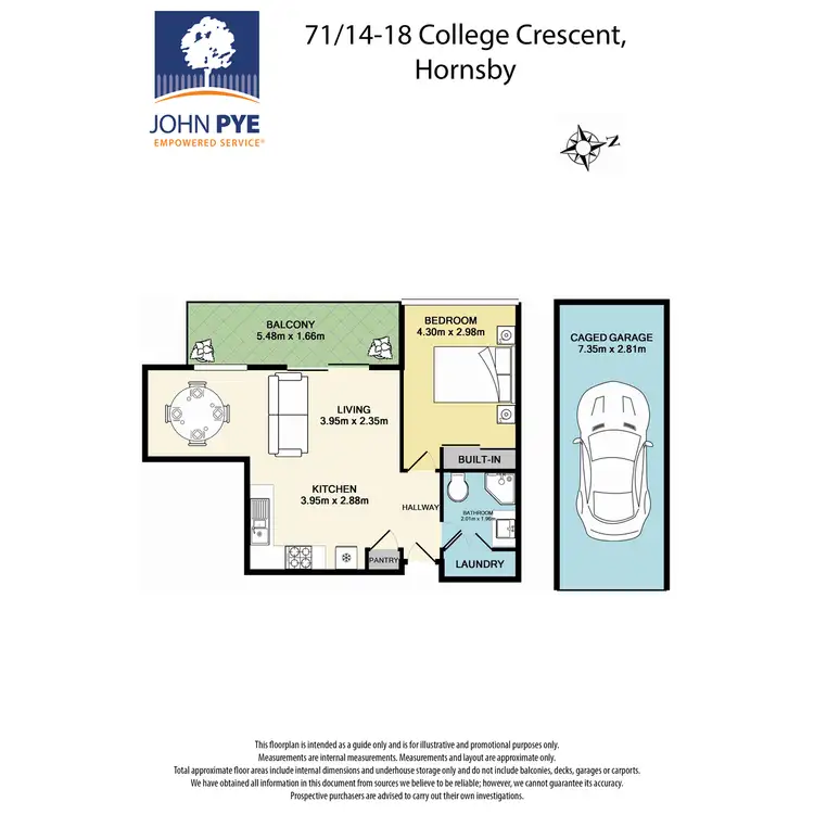 Floorplan of Homely apartment listing, 71/14-18 College Crescent, Hornsby NSW 2077