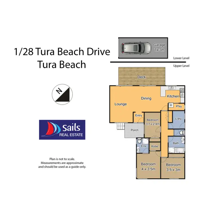 Floorplan of Homely house listing, 1/28 Tura Beach Drive, Tura Beach NSW 2548