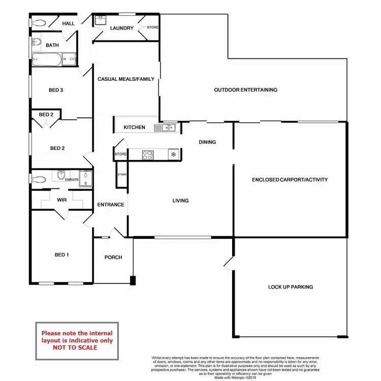 Floorplan of Homely house listing, 208 Ferndale Crescent, Ferndale WA 6148