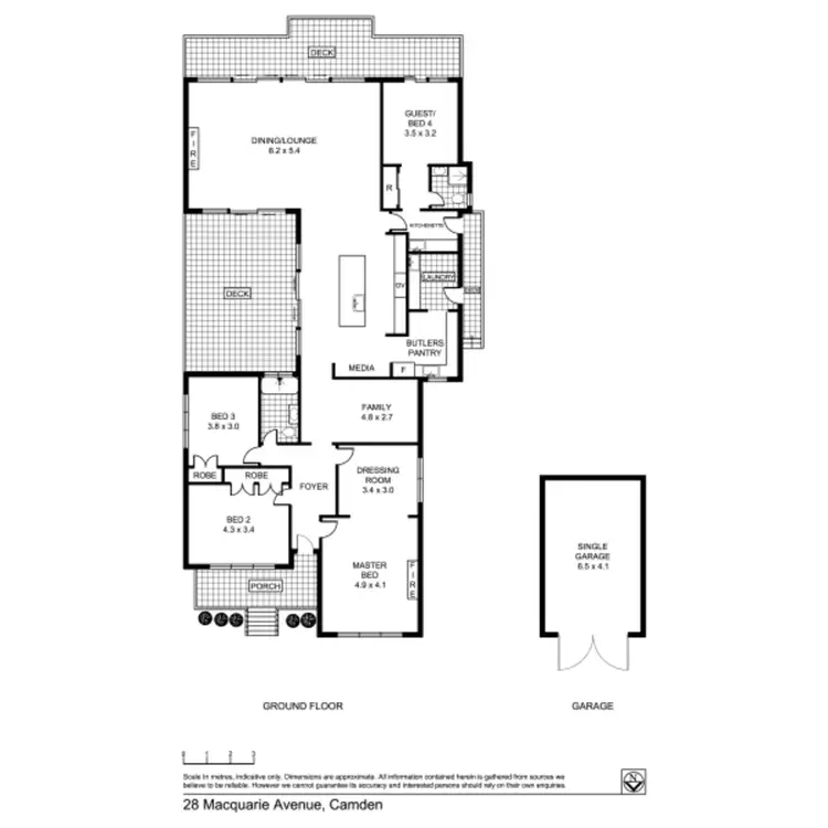 Floorplan of Homely house listing, 28 Macquarie Avenue, Camden NSW 2570