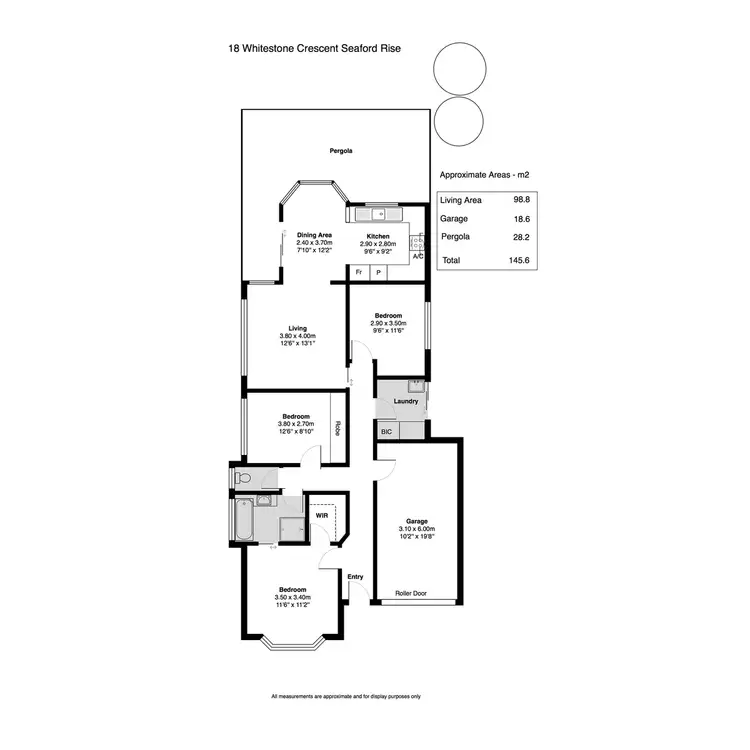 Floorplan of Homely house listing, 18 Whitestone Crescent, Seaford Rise SA 5169