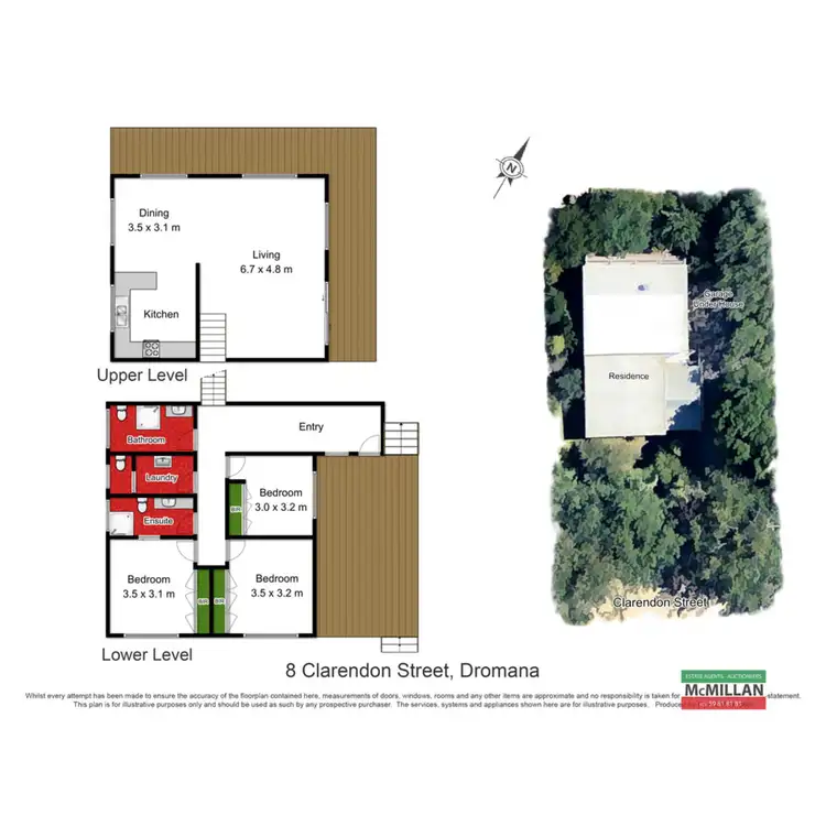 Floorplan of Homely house listing, 8 Clarendon Street, Dromana VIC 3936