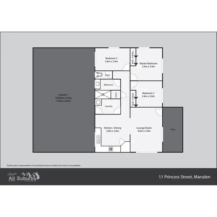 Floorplan of Homely house listing, 11 Princess Street, Marsden QLD 4132