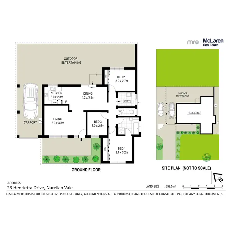 Floorplan of Homely house listing, 23 Henrietta Drive, Narellan Vale NSW 2567