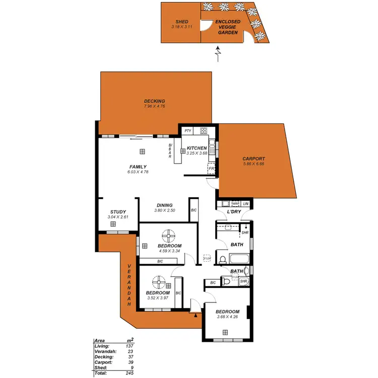 Floorplan of Homely house listing, 2 Vale Street, Vale Park SA 5081