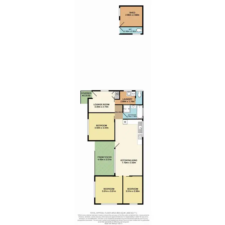 Floorplan of Homely house listing, 8 Bluebell Avenue, Berkeley Vale NSW 2261