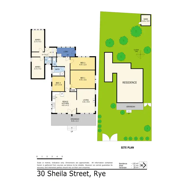 Floorplan of Homely house listing, 30 Sheila Street, Rye VIC 3941