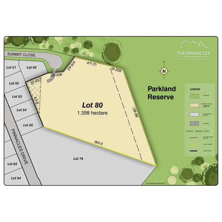 Floorplan of Homely land listing, LOT 80, 6 Summit Close, Glass House Mountains QLD 4518