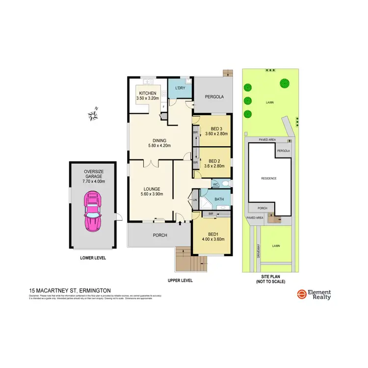 Floorplan of Homely house listing, 15 Macartney Street, Ermington NSW 2115