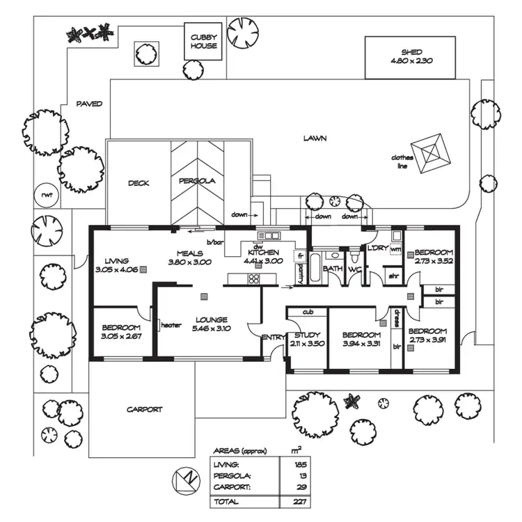 Floorplan of Homely house listing, 21 Hutton Street, Klemzig SA 5087