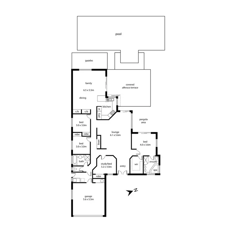 Floorplan of Homely house listing, 11 The Peninsula, Noosa Waters QLD 4566