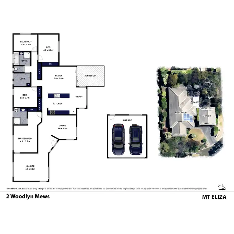 Floorplan of Homely house listing, 2 Woodlyn Mews, Mount Eliza VIC 3930