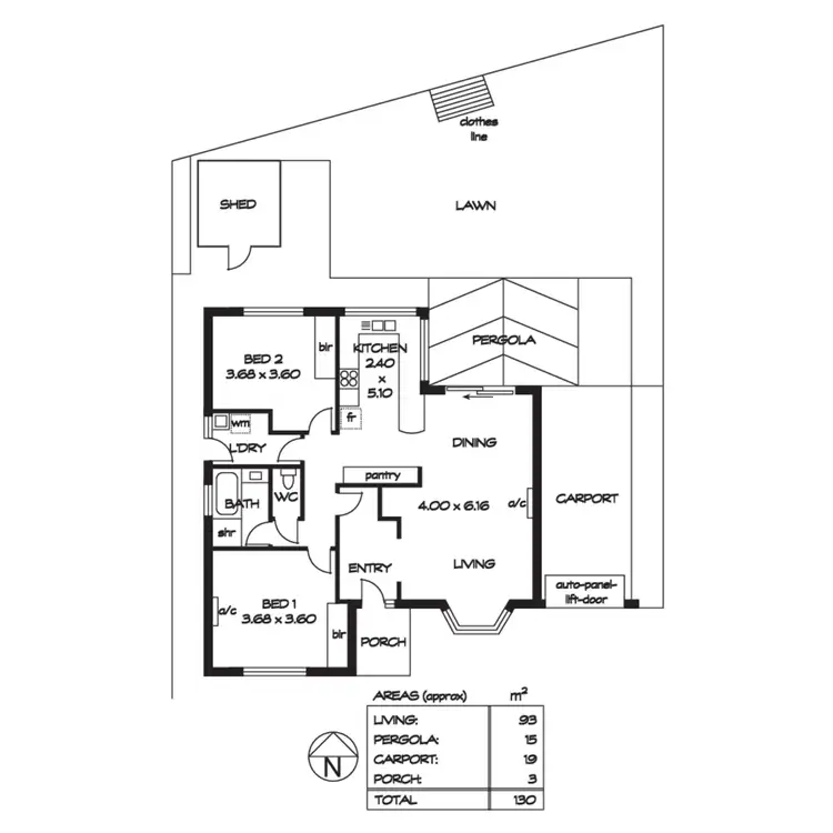 Floorplan of Homely unit listing, 219B Anzac Highway, Plympton SA 5038
