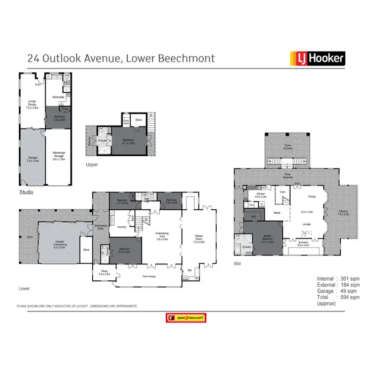 Floorplan of Homely house listing, 24 Outlook Avenue, Lower Beechmont QLD 4211