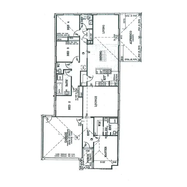 Floorplan of Homely house listing, 5 Casina Court, Epsom VIC 3551
