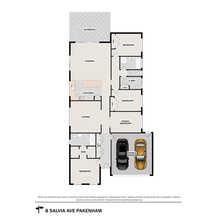 Floorplan of Homely house listing, 8 Salvia Avenue, Pakenham VIC 3810