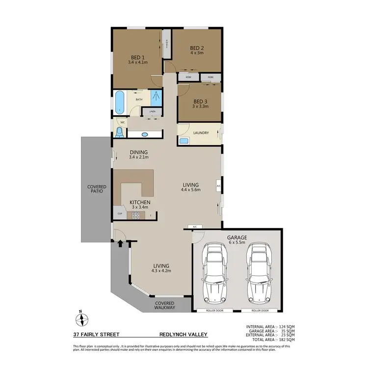 Floorplan of Homely house listing, 37 Fairley Street, Redlynch QLD 4870