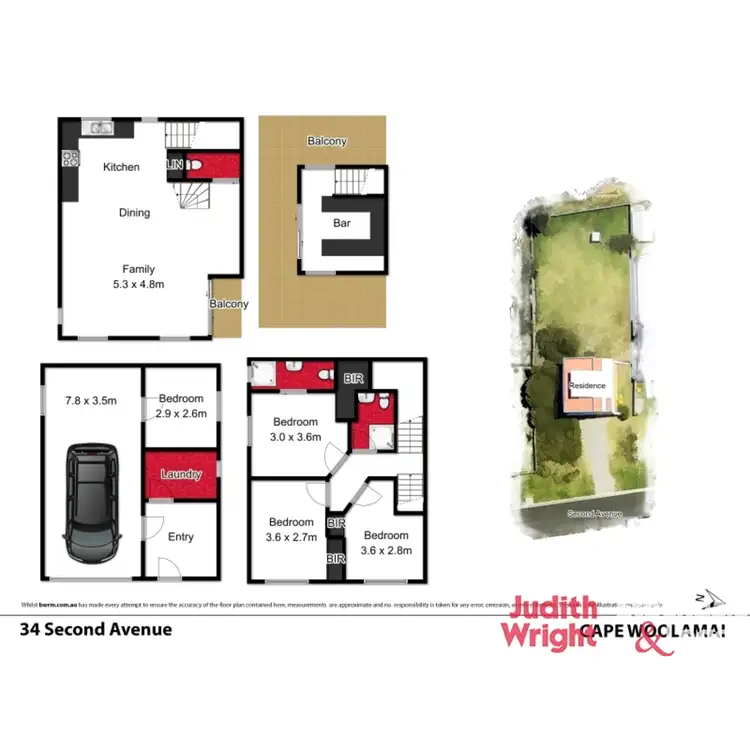 Floorplan of Homely house listing, 34 Second Avenue, Cape Woolamai VIC 3925