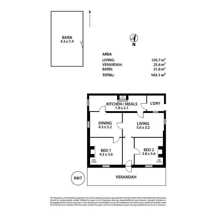 Floorplan of Homely rural property listing, 72 Marchant Road, Strathalbyn SA 5255