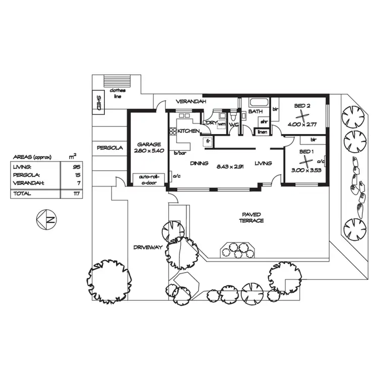 Floorplan of Homely unit listing, 10/7 Highgate Street, Fullarton SA 5063