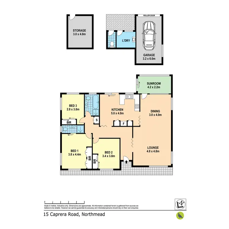 Floorplan of Homely house listing, 15 Caprera Road, Northmead NSW 2152