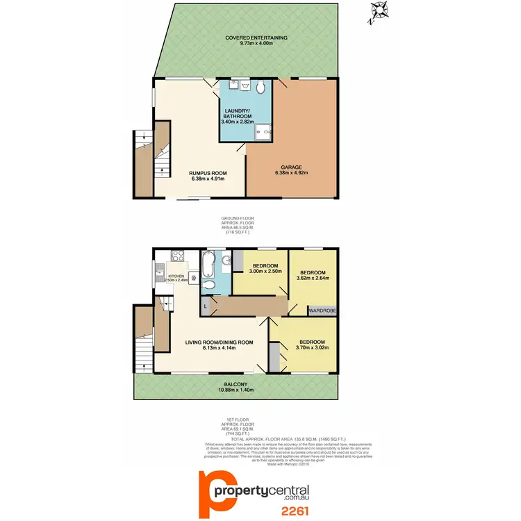 Floorplan of Homely house listing, 6 Blenheim Avenue, Berkeley Vale NSW 2261