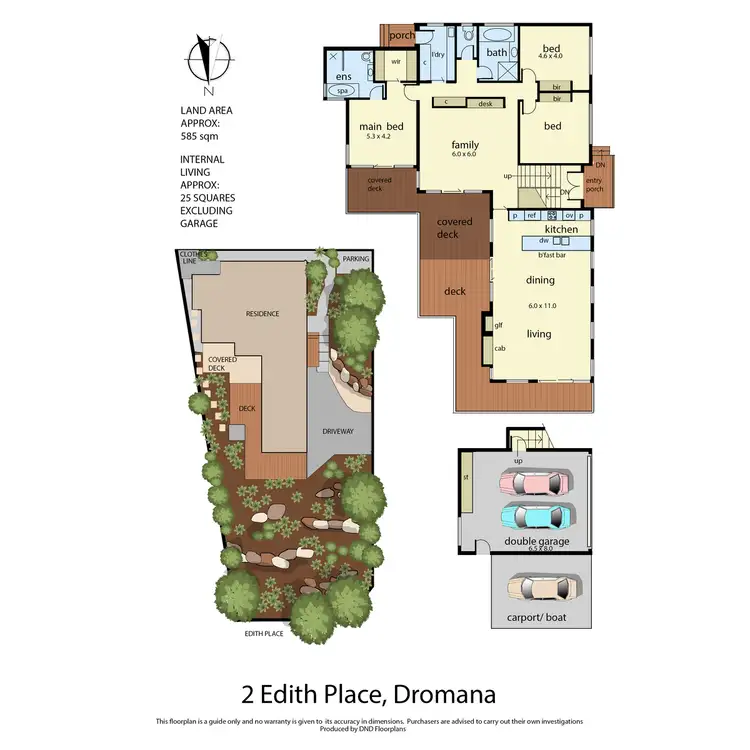 Floorplan of Homely house listing, 2 Edith Place, Dromana VIC 3936