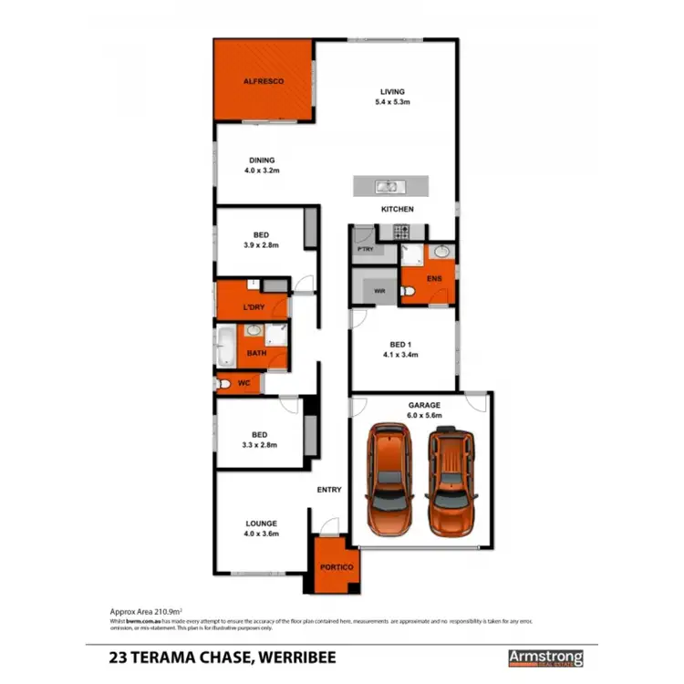 Floorplan of Homely house listing, 23 Terama Chase, Werribee VIC 3030