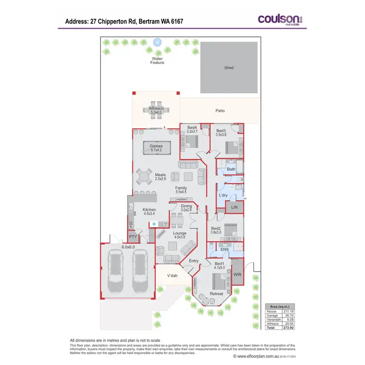 Floorplan of Homely house listing, 27 Chipperton Road, Bertram WA 6167