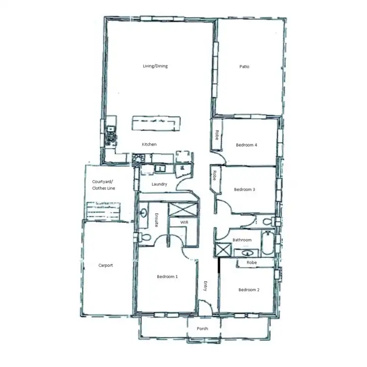 Floorplan of Homely house listing, 19 Irving Place, Sippy Downs QLD 4556