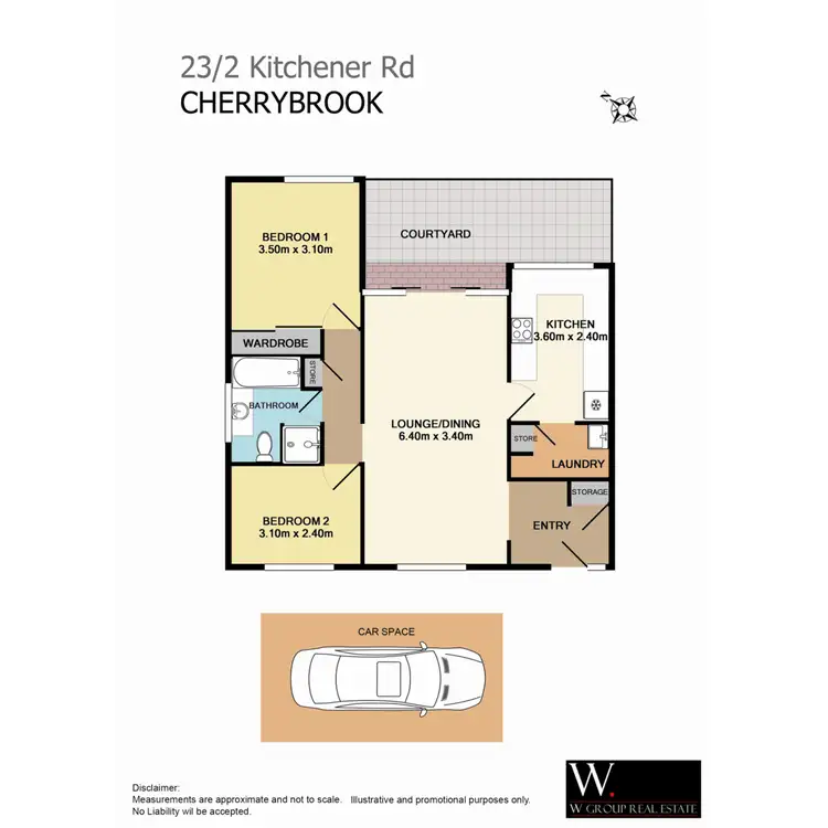Floorplan of Homely retirement listing, Unit 23/2 Kitchener Road, Cherrybrook NSW 2126