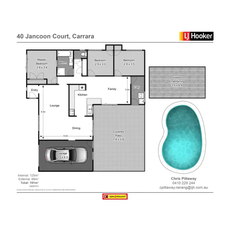 Floorplan of Homely house listing, 40 Jancoon Court, Carrara QLD 4211