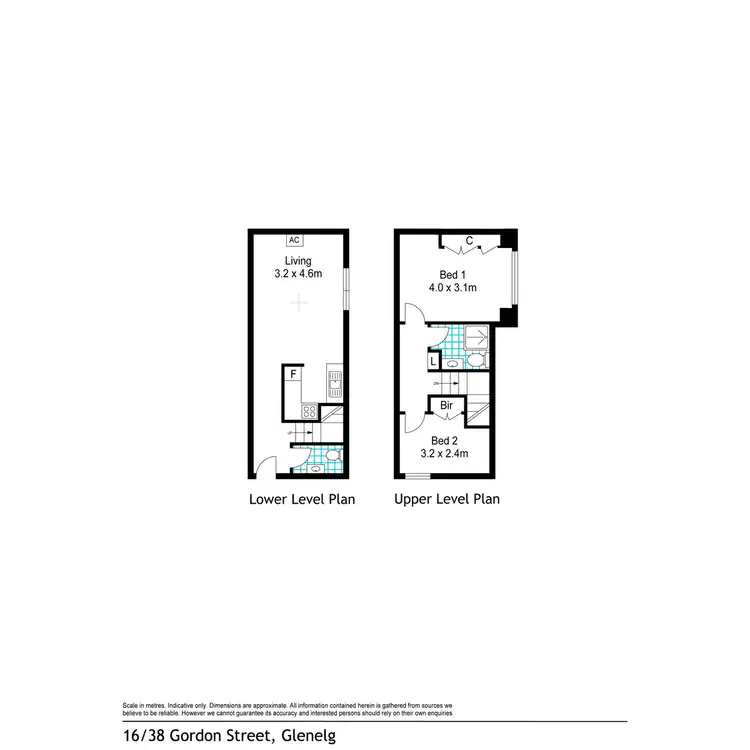 Floorplan of Homely unit listing, 16/38 Gordon Street, Glenelg SA 5045