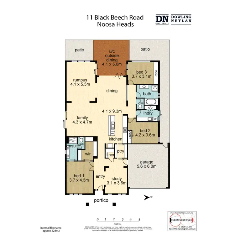 Floorplan of Homely house listing, 11 Black Beech Road, Noosa Heads QLD 4567