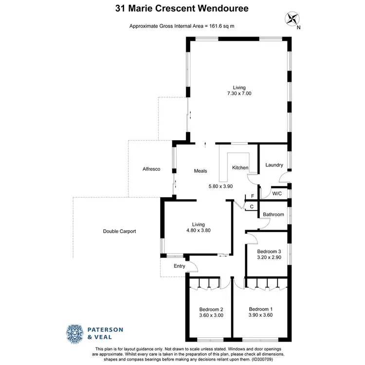 Floorplan of Homely house listing, 31 Marie Crescent, Wendouree VIC 3355