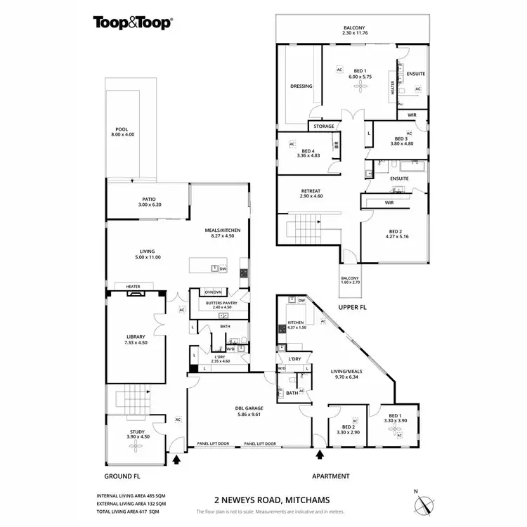 Floorplan of Homely house listing, 2 Neweys Road, Mitcham SA 5062