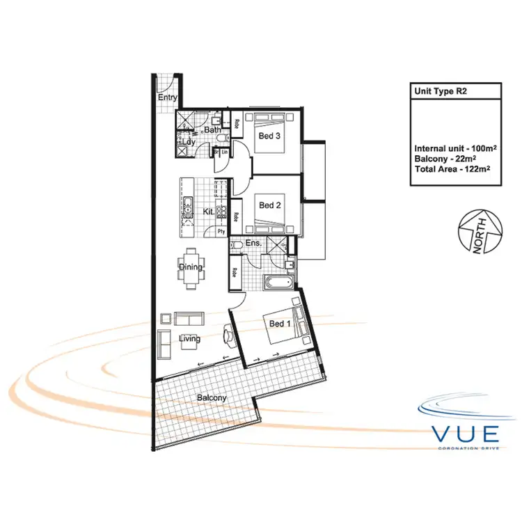 Floorplan of Homely apartment listing, 92 Quay Street, Brisbane City QLD 4000